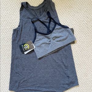 Champion girls tank & sports bra